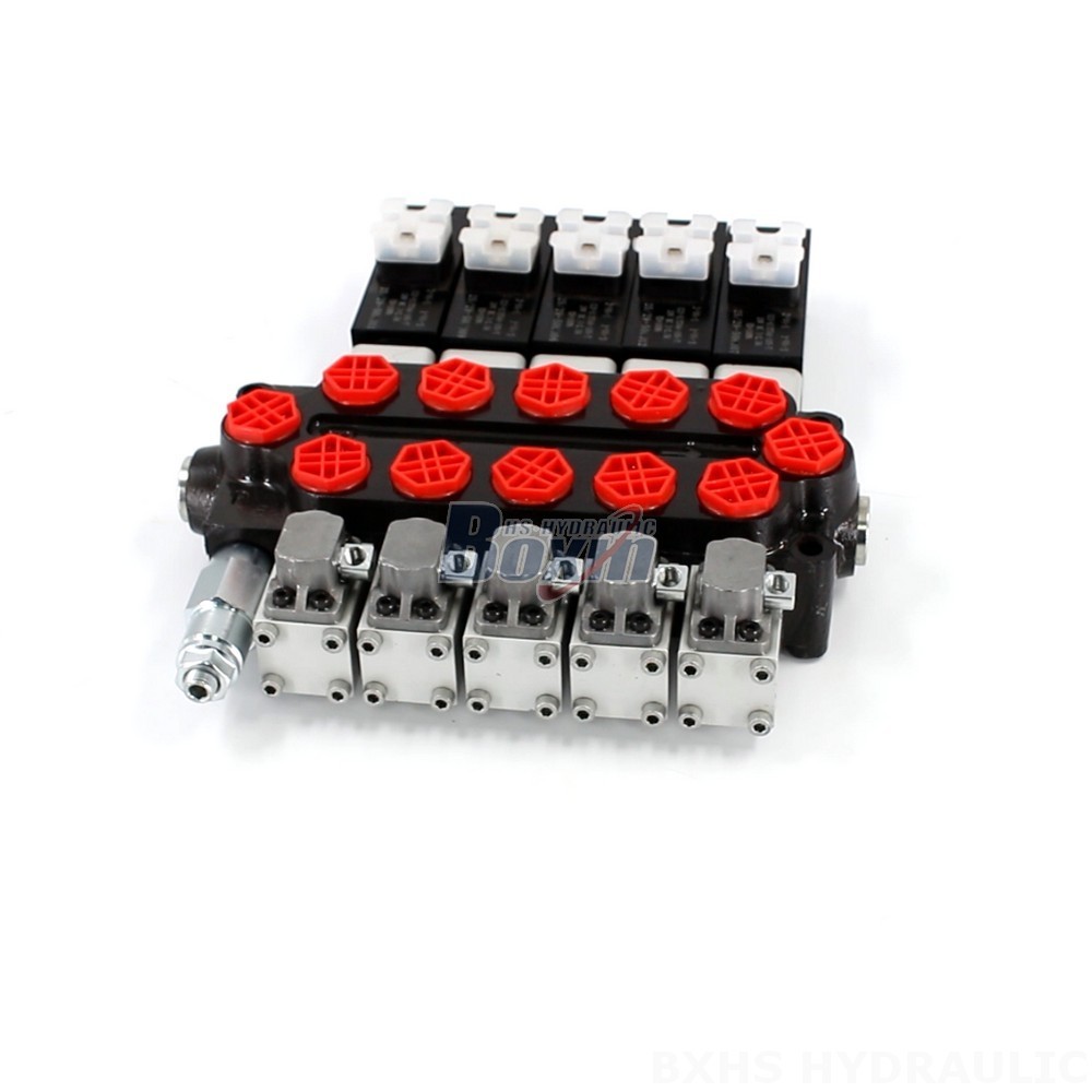 Wholesale Q45 Solenoid And Manual 5 Spool Monoblock Directional Valve from Factory cover photo